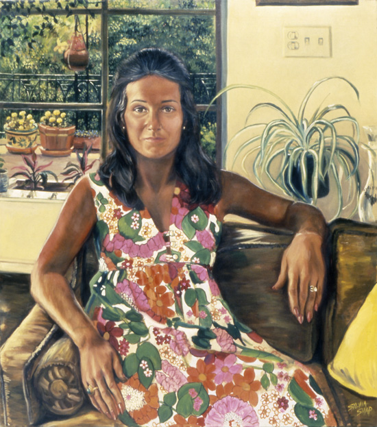 Sylvia Shap Realist Artist: Portrait of 'Carol Chess'