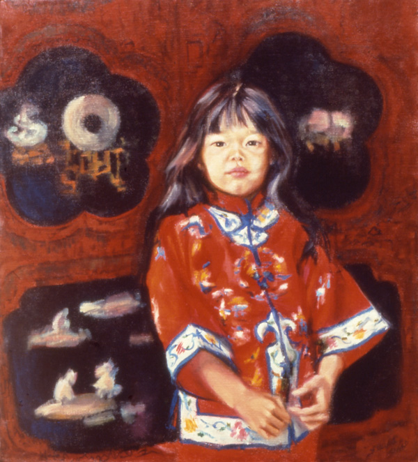 Sylvia Shap Realist Artist: Portrait of 'CeeCee Hong'