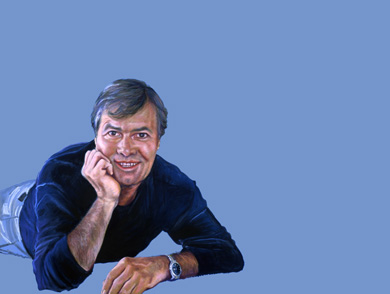Sylvia Shap Realist Artist: Portrait of 'Jacques Pépin'