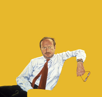 Sylvia Shap Realist Artist: Portrait of 'A Psychiatrist'