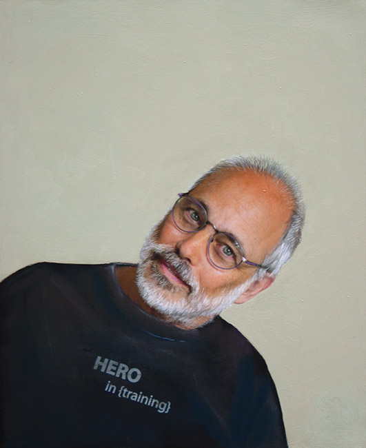 Sylvia Shap Realist Artist: Portrait of 'Larry #3'