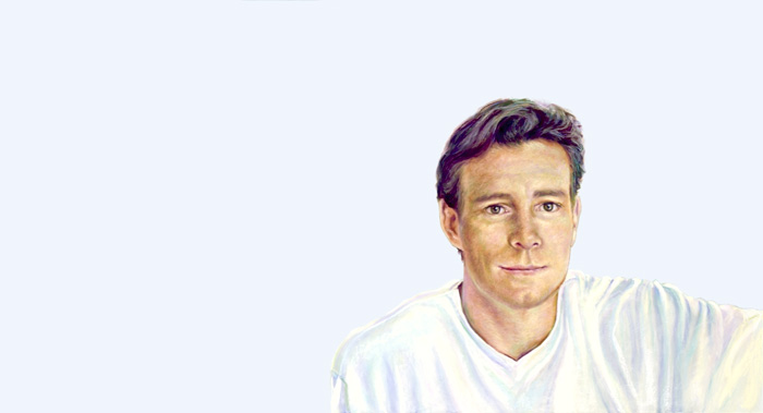 Sylvia Shap Realist Artist: Portrait of 'A Diptych - Two Brothers (Part 1)'